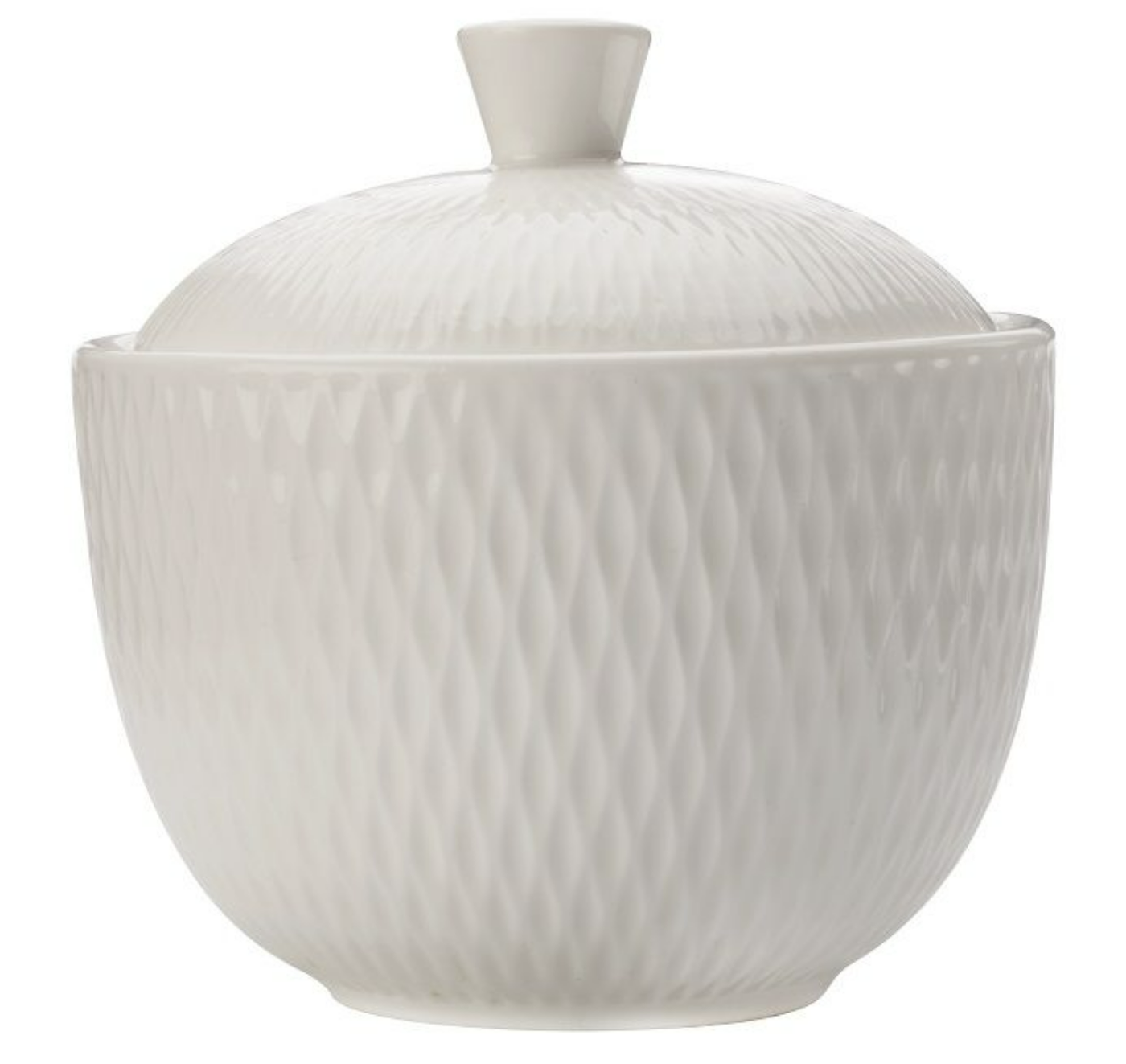 Maxwell & Williams - White Basics Diamonds Sugar Bowl